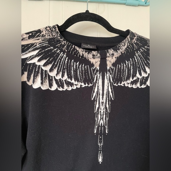 MARCELO BURLON COUNTY OF MILAN Black Icon Wings Sweatshirt - Picture 3 of 14